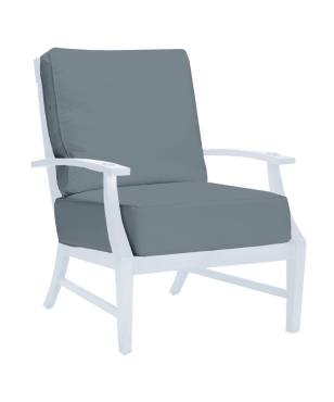 Croquet Aluminum Lounge Chair (Chalk)