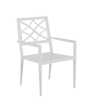 Elegante Aluminum Arm Chair